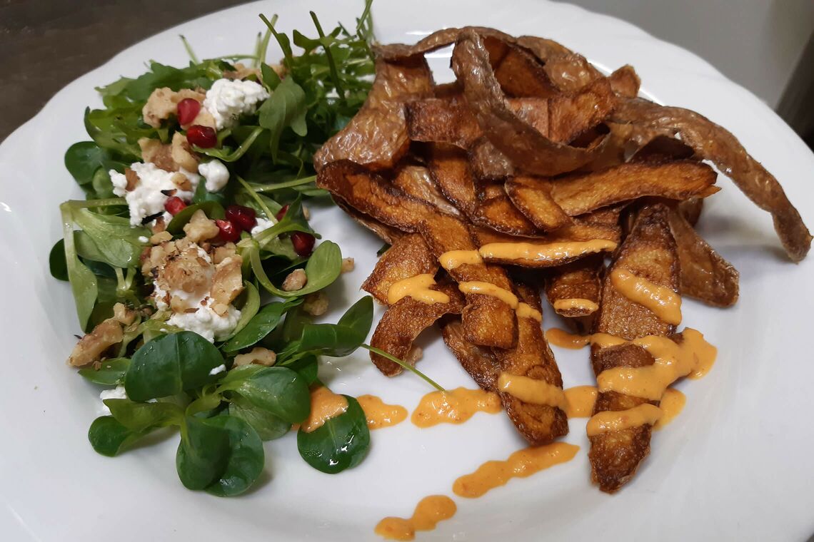 Zero-Waste-Rezept: knusprige Kartoffelschalen-Chips