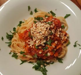 Vegane Spaghetti Bolognese von Delikanette