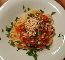 Vegane Spaghetti Bolognese von Delikanette