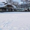 Spuren im Schnee, Ostsee Kellenhusen
